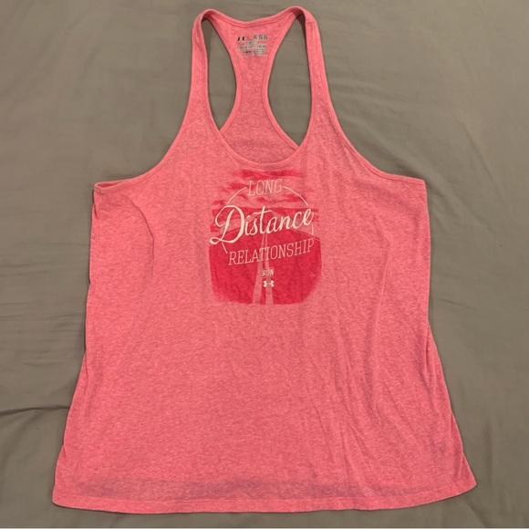 Under Armour XL Pink Racerback Tank. NWOT - Picture 1 of 3